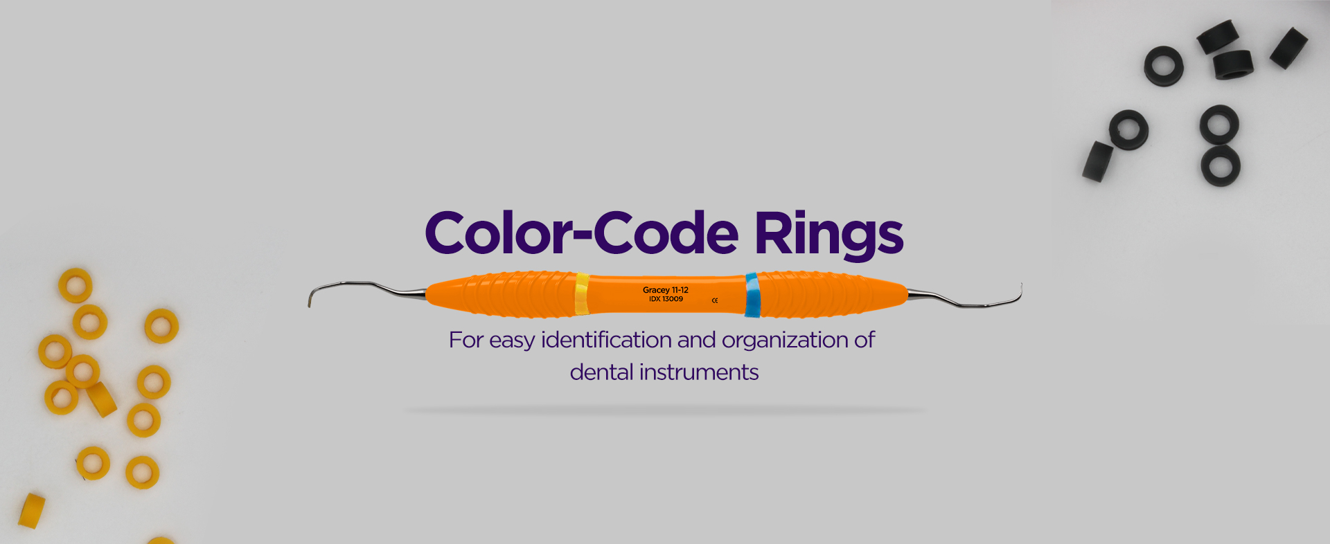 Colorcode rings for dental instruments MA Dental