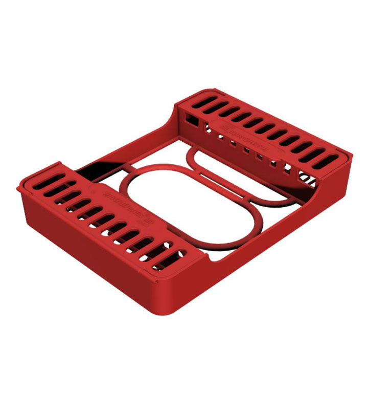 Large tray for 9 (Red)