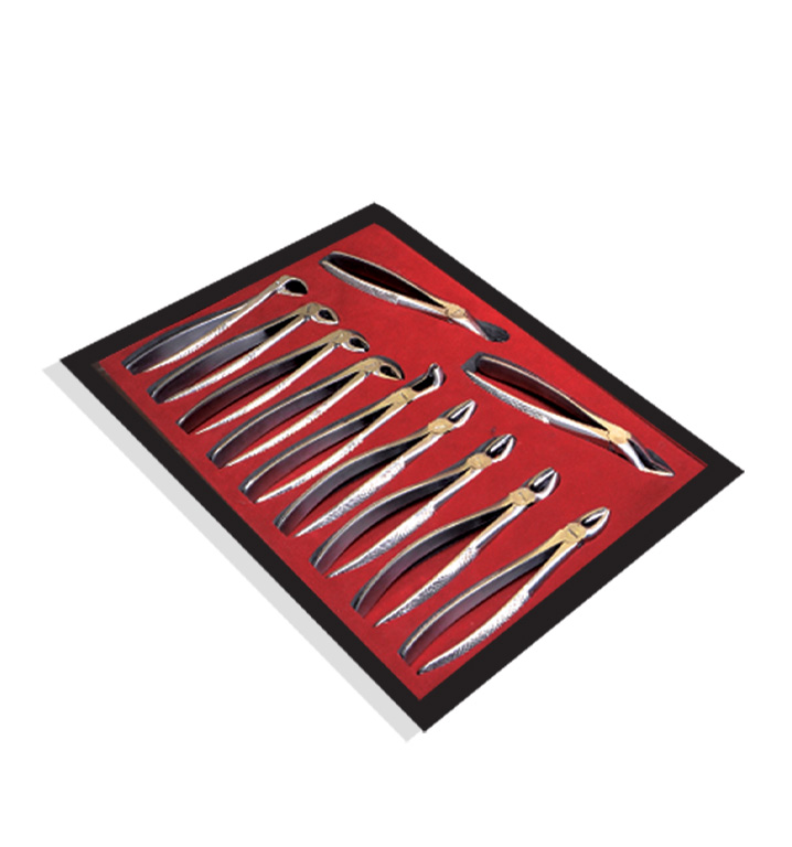 Get 11 of the most used extracting forceps in a kit.
