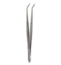 College Tweezer, 15cm, short sereted