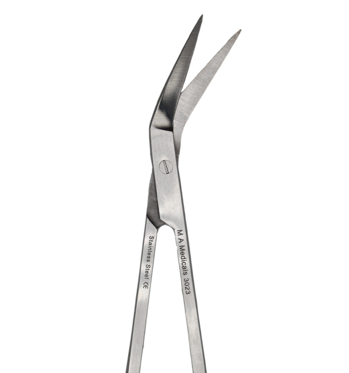 Angled suture Scissors