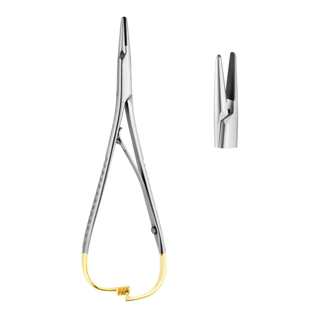 Mathieu Straight wire 2-0, 3-0, 4-0 14cm (TC) Gold