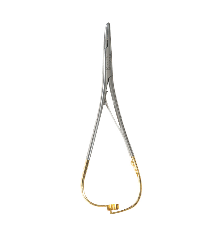 Mathieu Curved wire 2-0,3-0,4-0 14cm (TC) Gold