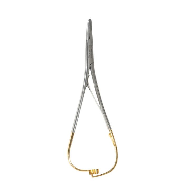 Mathieu Curved wire 2-0,3-0, 4-0 17cm (TC) Gold
