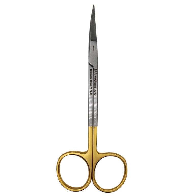Scissor (TC) LaGrange Curved 11cm Gold