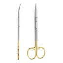 Scissor (TC) Goldman-Fox Curved 13cm Gold