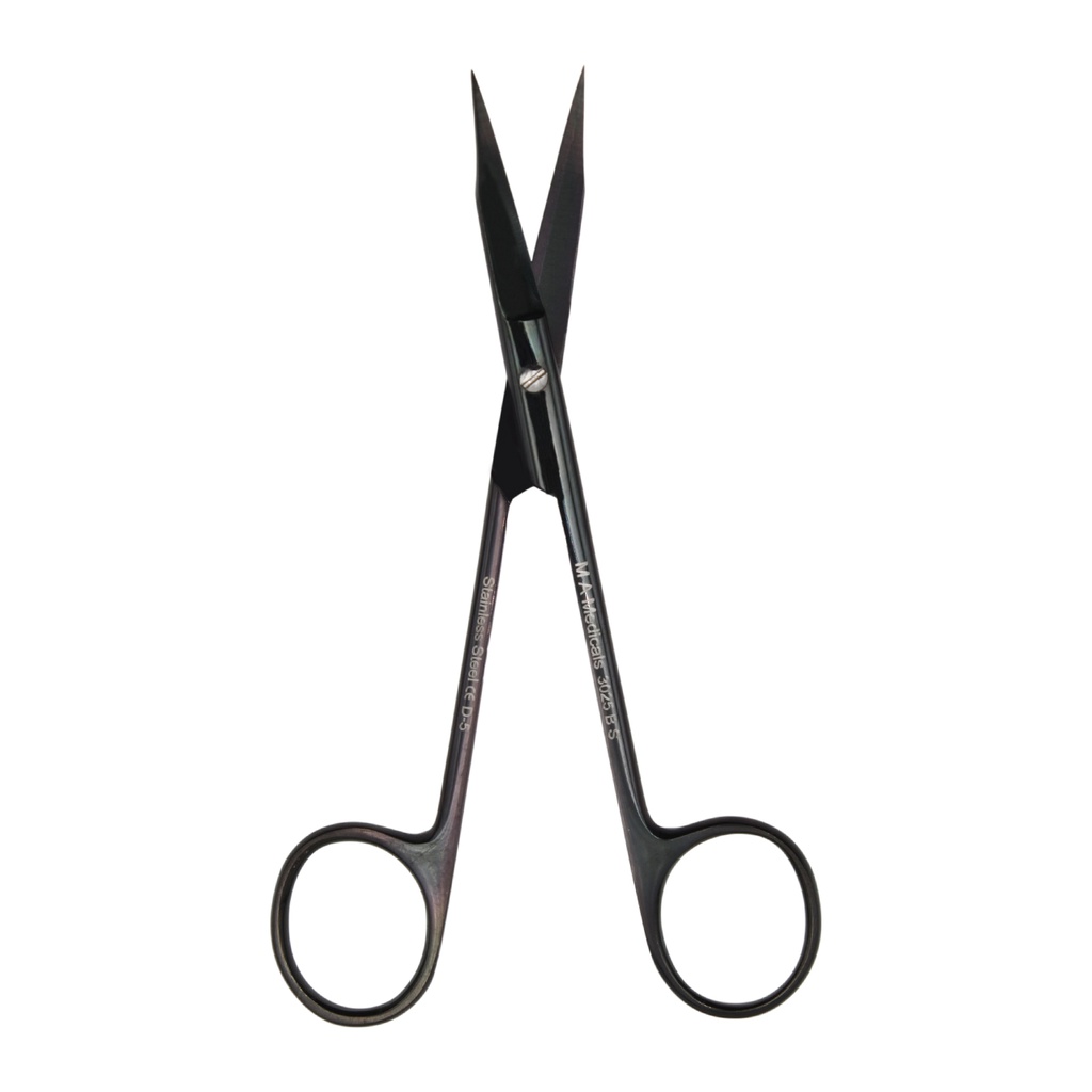 Goldman fox scissor TC (Straight - Black titanium coated)