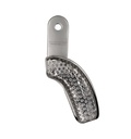 Impression tray, Perforated with retentions rim (For right)