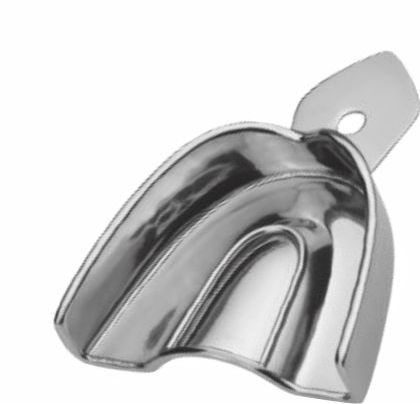 Impression Tray Solid Upper Jaw Rimlock Fig.2 Medium