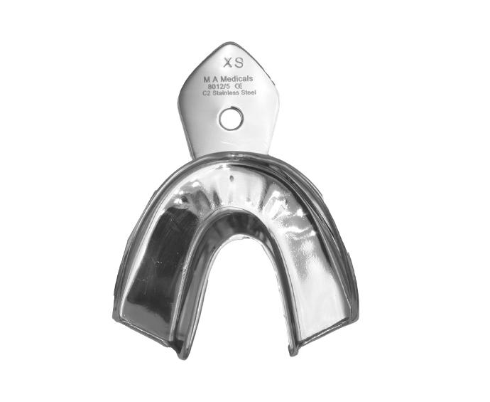 Impression tray, Unperforated with retentions rim XL (Upper jaw)