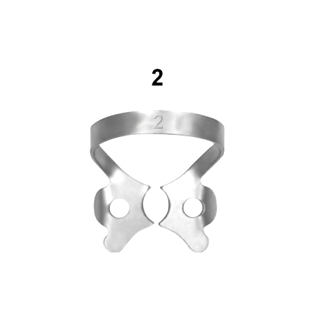 Premolars: 2 (Rubberdam clamp) 