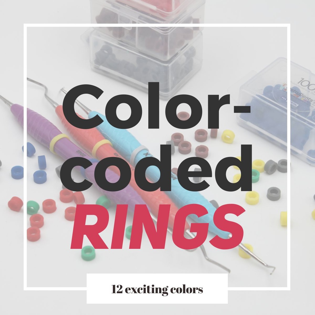 Color-code rings - Pink
