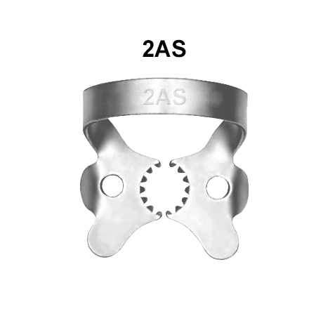 Premolars: 2AS (Rubberdam clamps)