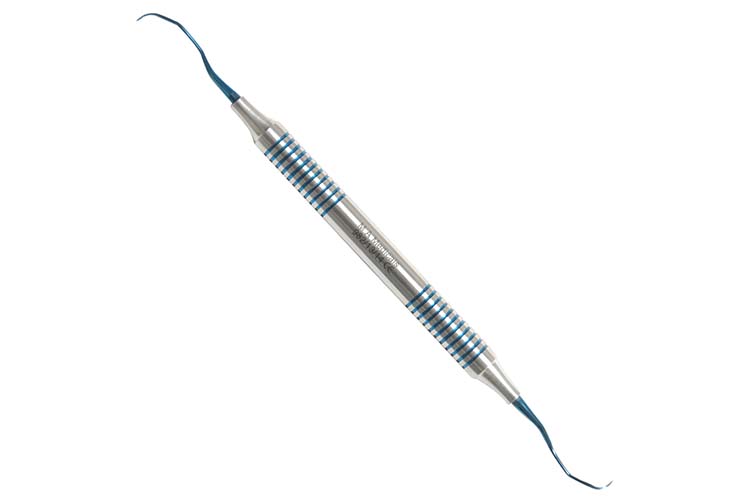 Gracey curette 13-14 with Titanium Blue Coating Hallow Handle 10mm
