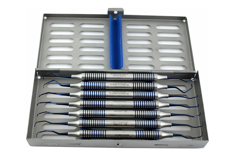 Gracey Curettes Titanium Set of 7 10mm Handle