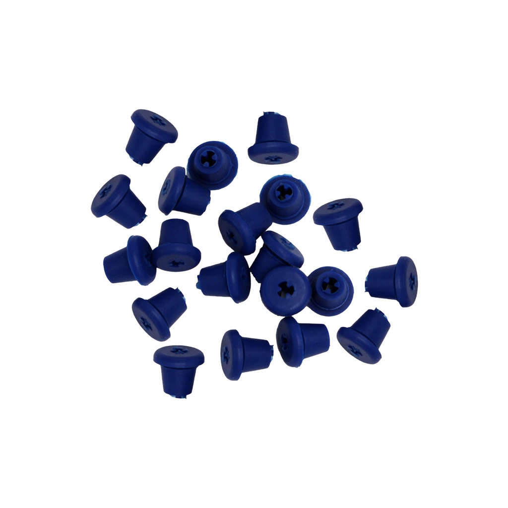 Silicone for Bur Holder (accessories) 20 pcs, Blue