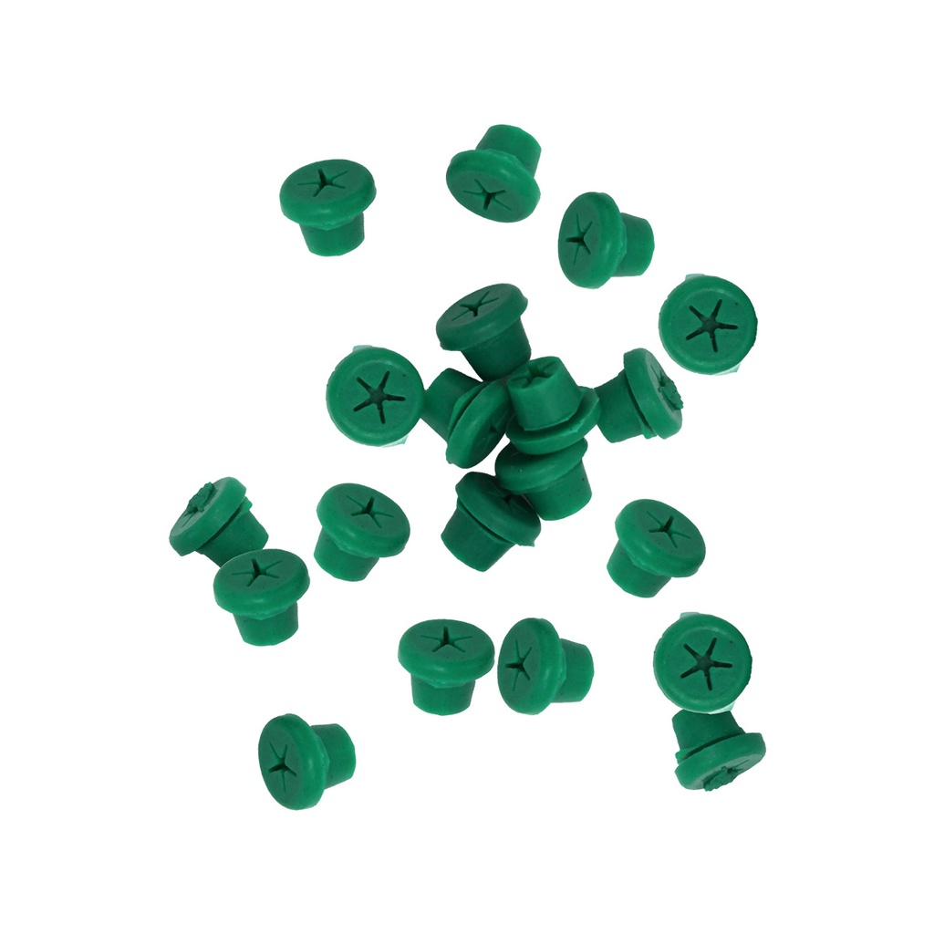 Silicone for Bur Holder (accessories) 20 pcs, Green