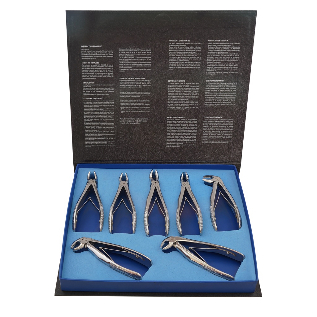 Extracting Forceps Set for (Children) Set of 7 PCS.