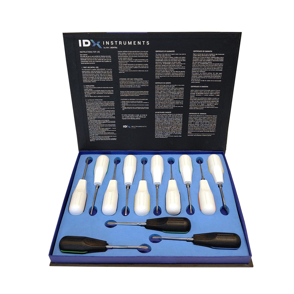 Luxating Elevators Plastic Handle Set of 13