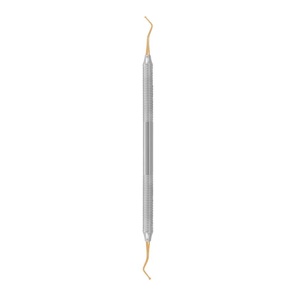Burnisher 1.4/1.8mm Titanium/Plasma Gold Coating Tips with Solid Handle 6mm