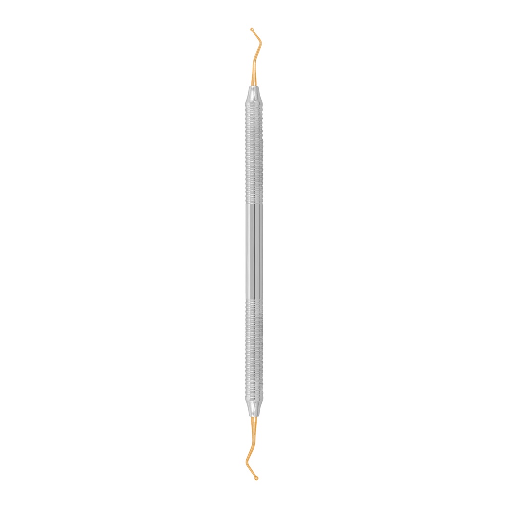 Burnisher 2.0/2.5mm Titanium/Plasma Gold Coating Tips with Solid Handle 6mm