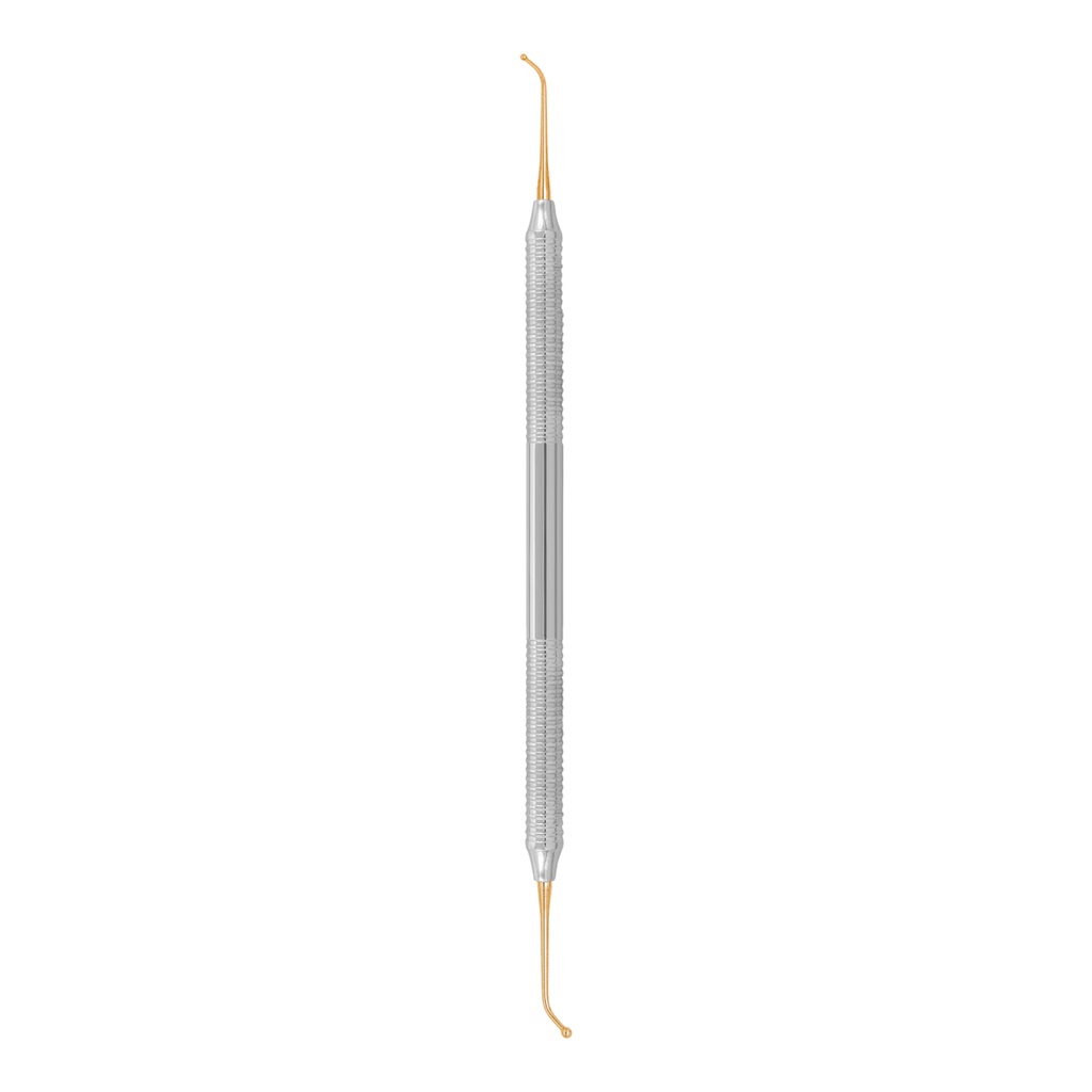 Burnisher 2/2.5mm Titanium/Plasma Gold Coating Tips with Solid Handle 6mm