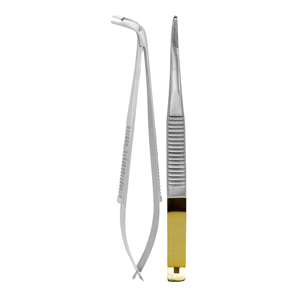 Needle Holder Plier 13cm Tungsten Carbide Gold
