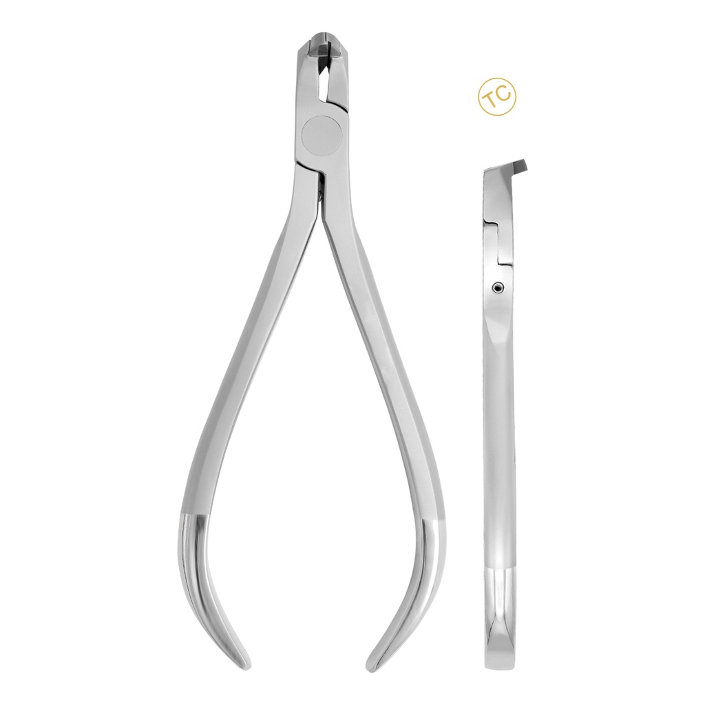 Distal End Cutter with Hold, Side Screw max 0.56mmx0.71mm .022″x.028″ Wire  (TC)