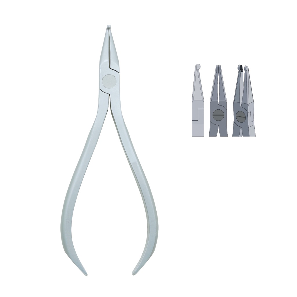 Straight Utility Plier, How Style 2.4mm max 0.50mm .020″ Wire