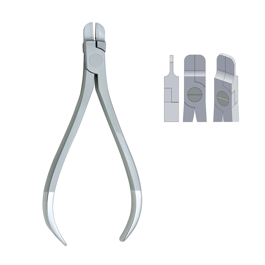Rectangular Arch Forming Pliers Slim 1.3mm Blade Width max 0.7mm .028″ Wire