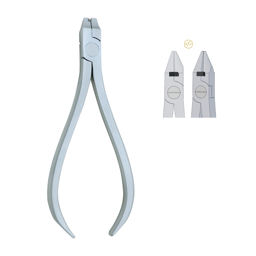 Bird Beak Plier with Cutter max 0.51mm .020″ Wire  (TC)