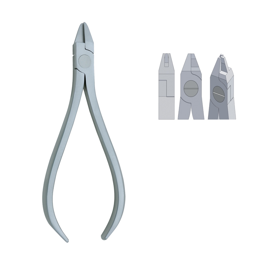 NiTi Three Jaw Plier max 0.50mm .020″ Wire