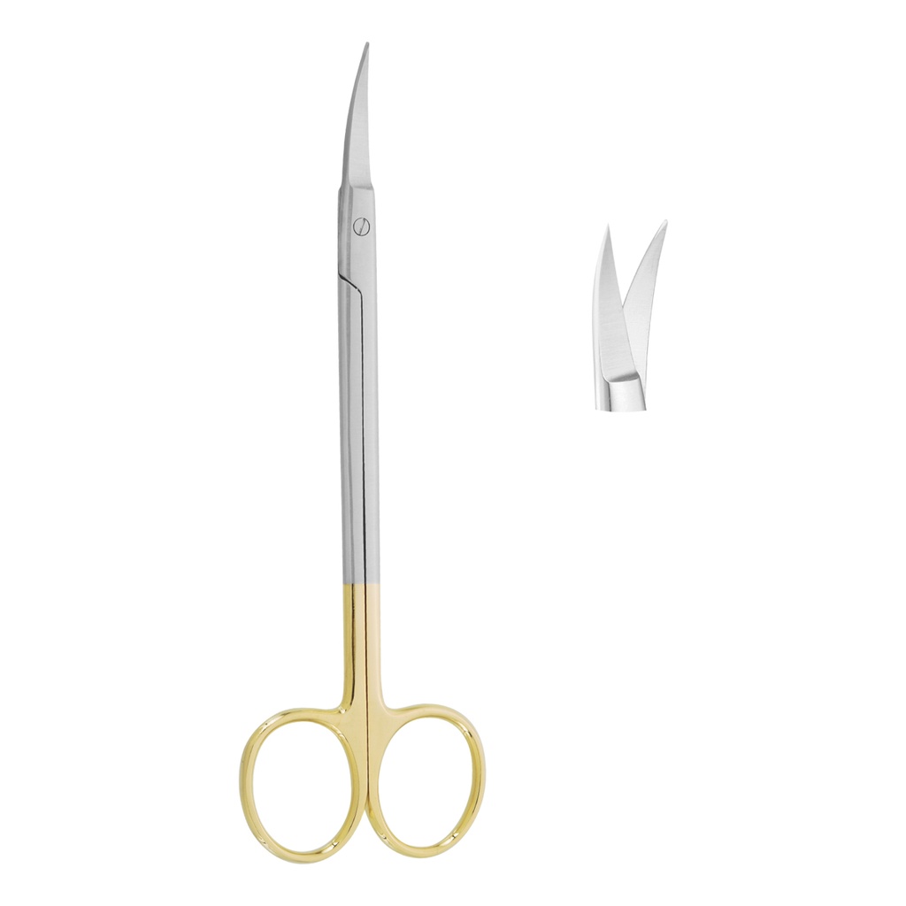 Scissor (TC) Kelly Curved 16cm Gold