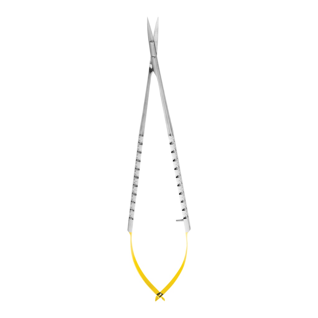 Micro Scissor (TC) Micro Castroviejo Scissor Curved 18cm Gold
