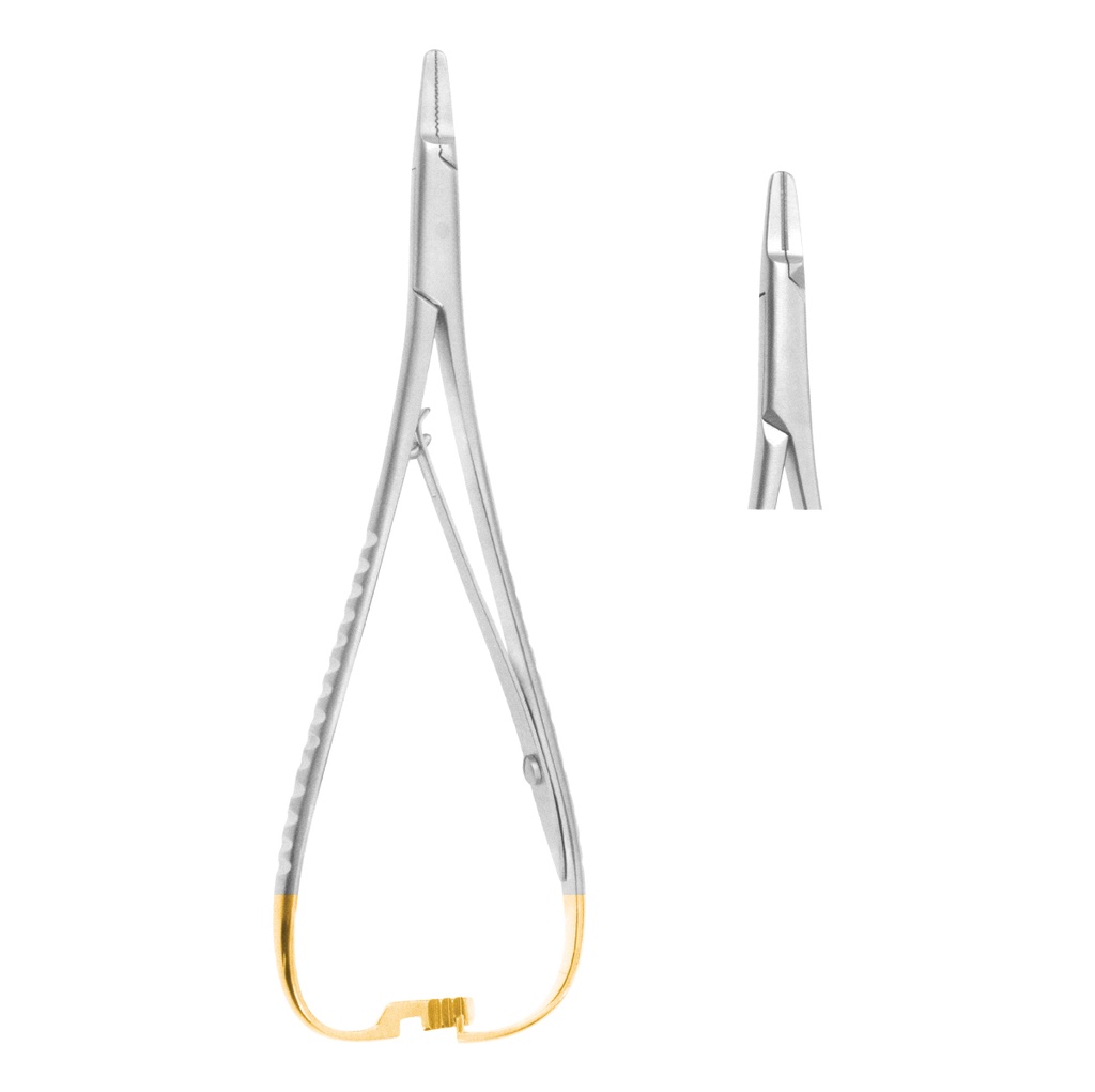Mathieu Needle Holder 14cm Ryder Type (TC) Gold