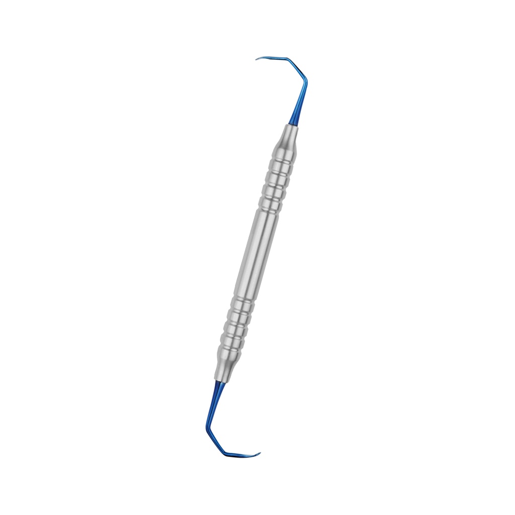 Sinus Lift Instrument Fig.1 Titanium/Plasma Blue Coating  Tips with Anatomical Hollow Handle 10mm