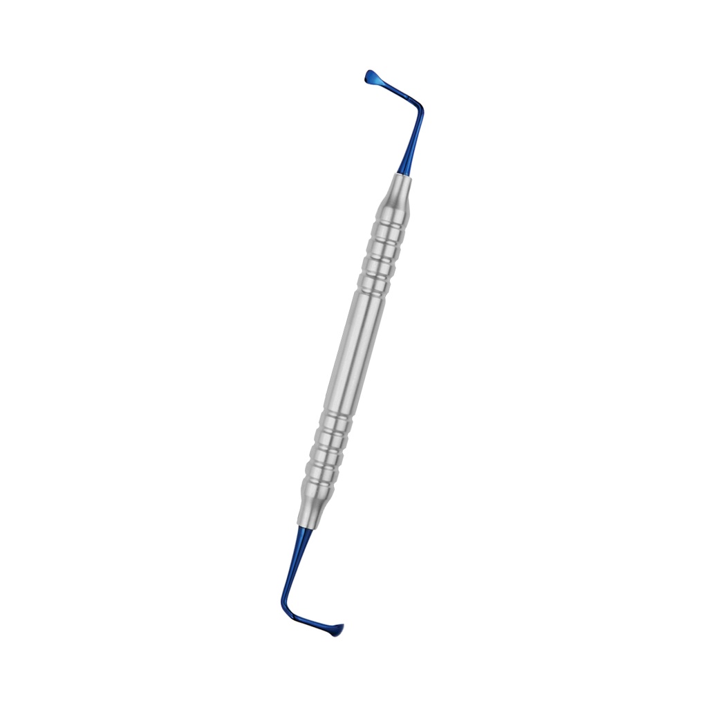 Sinus Lift Instrument Fig.2 Titanium/Plasma Blue Coating  Tips with Anatomical Hollow Handle 10mm