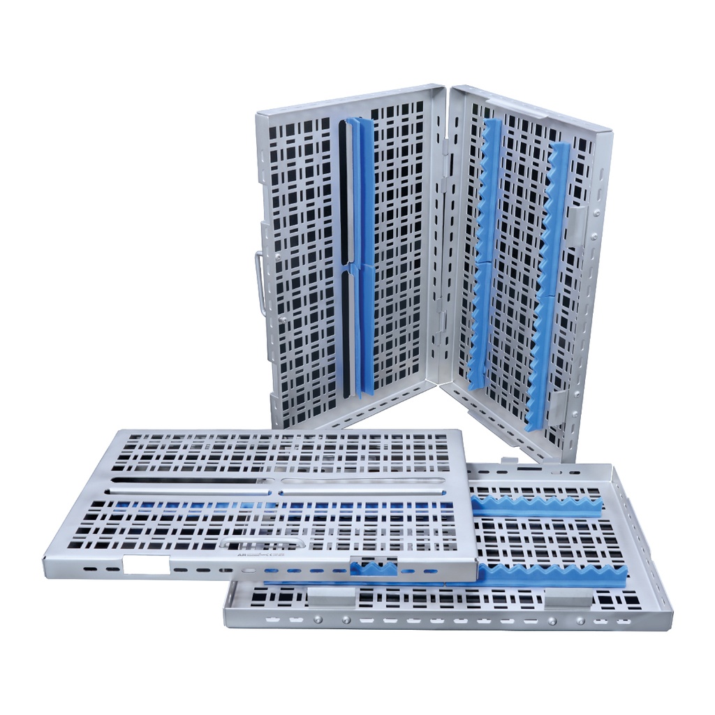 15 Pcs. Sterilization Tray 192x205x36mm