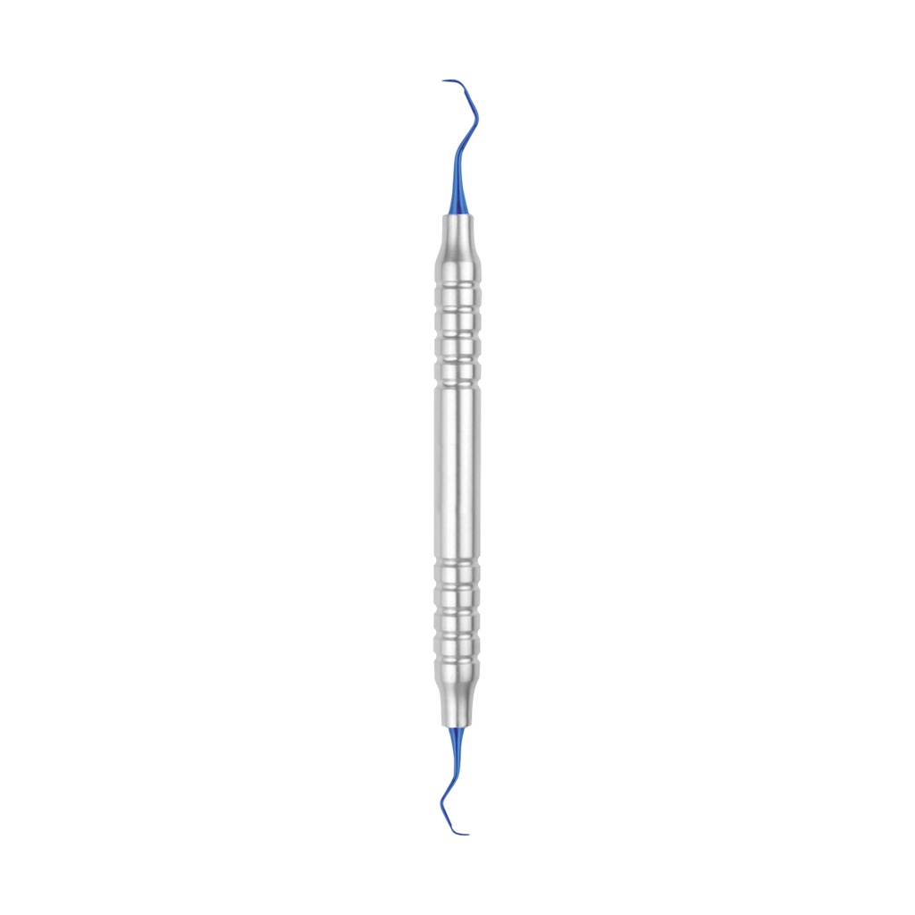 Curette Gracey 3-4 with Titanium  Blue Coating 175mm Hollow Handle 10 mm 