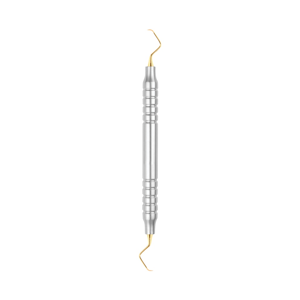 Curette Gracey 9-10 with Titanium Gold Coating 175mm Hollow Handle 10 mm 