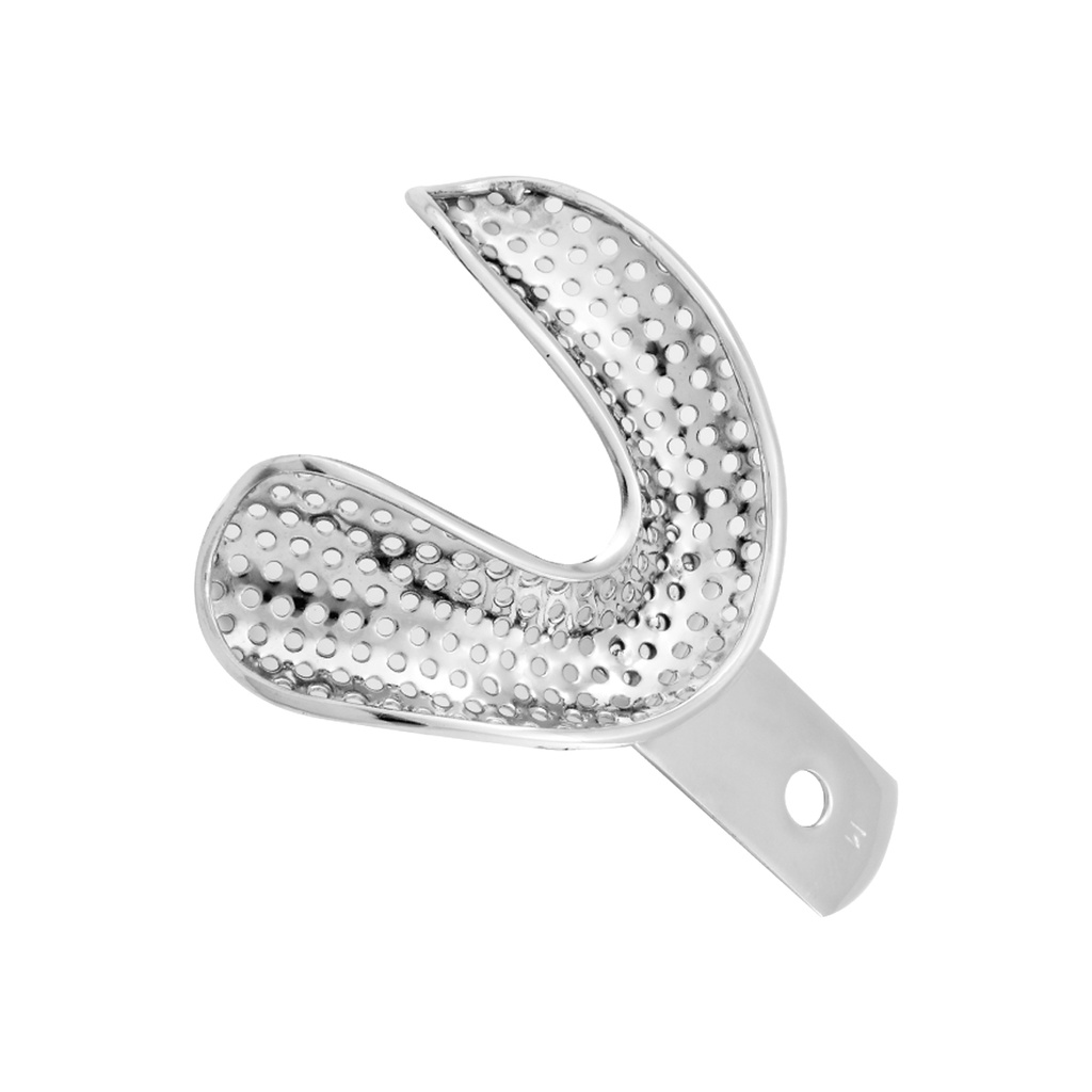Impression Tray Perforated Lower Jaw Rimlock Fig.1 Small