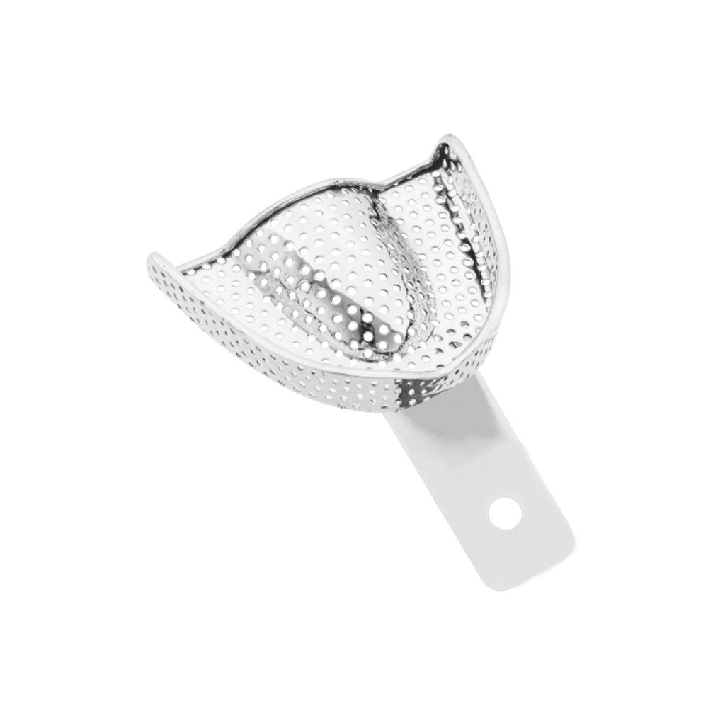 Impression Tray Perforated Upper Jaw Long Handle S