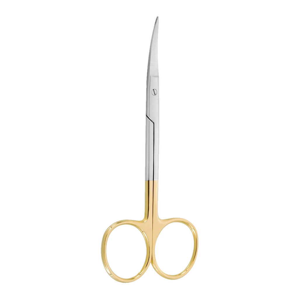 Scissor (TC) Iris Curved 11.5cm Gold
