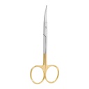Scissor (TC) Iris Curved 11.5cm Gold