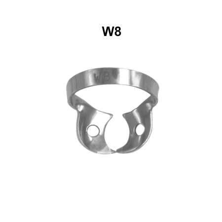 Fig.W8 Flat Jaws for Upper Molars Teeth: 1-2-3-14-15-16
