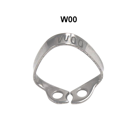 Fig.W00 Small Jaws for Thin and Narrow Anterior Teeth: 6-7-8-9-10-11-22-23-24-25-26-27
