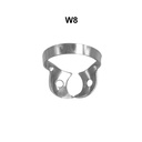 Fig.W8 Flat Jaws for Upper Molars Teeth: 1-2-3-14-15-16