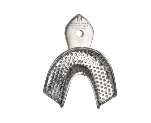 [8001-3] Perforated with retentions rim M (Lower jaw)