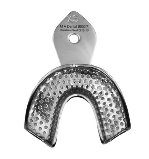 [8002-5] Impressiontray perforated with retentions rim XL (Upper jaw)