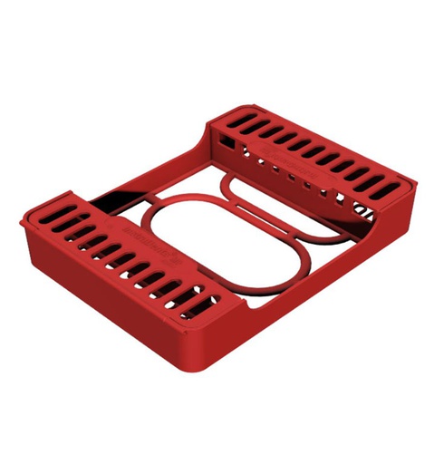 [IDM 6003] Large tray for 9 (Red)